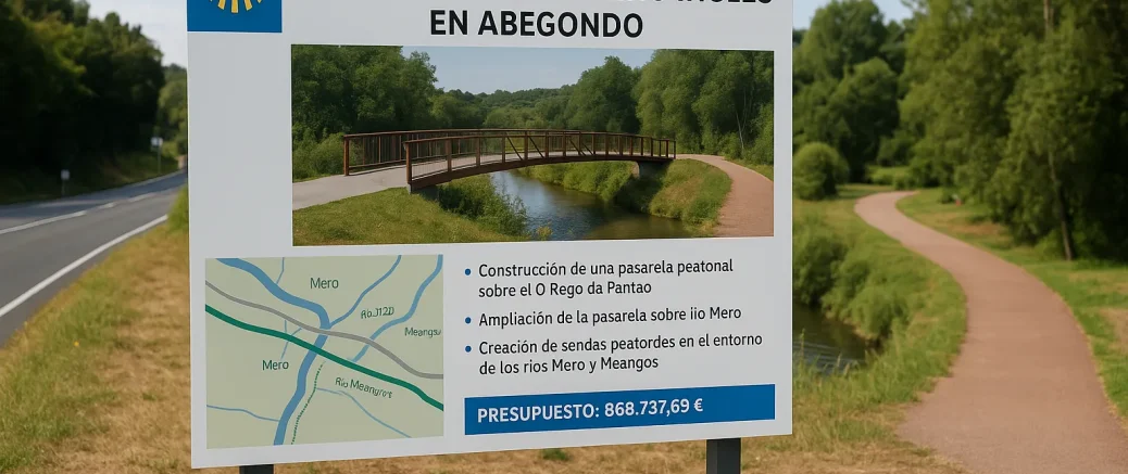 Nuevas mejoras en el Camino Inglés a su paso por Abegondo Nuevas mejoras en el Camino Inglés a su paso por Abegondo