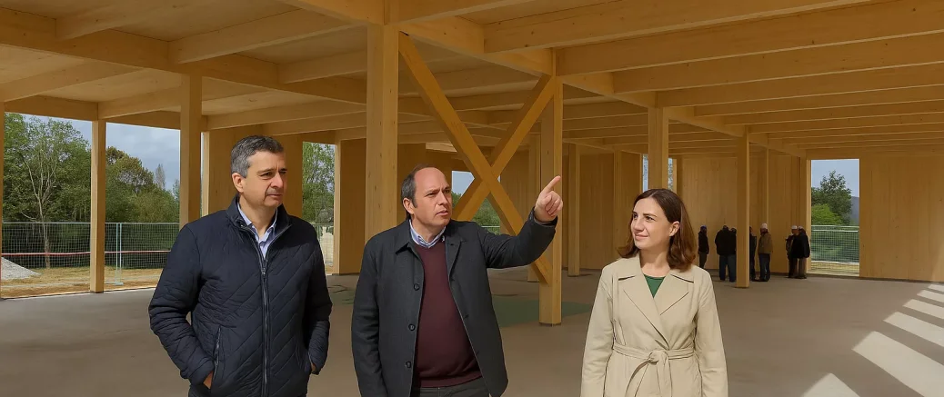 Abegondo avanza hacia un modelo sostenible con su nuevo centro de salud de madera